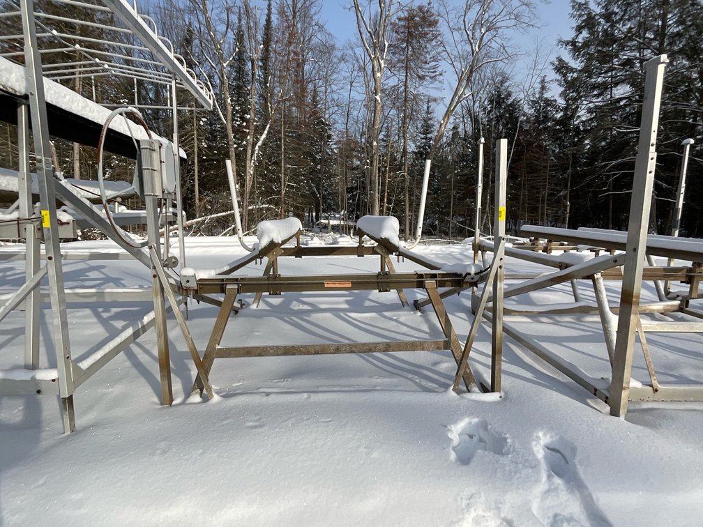 Triton aluminum boat lift