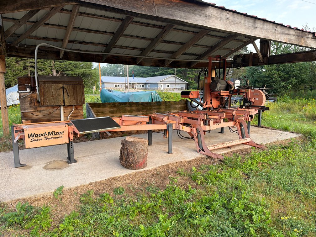 Image for Eagle River, WI *** Wood-Mizer Sawmill, Lumber, Bar Top Slabs, Complete Wood working Shop!