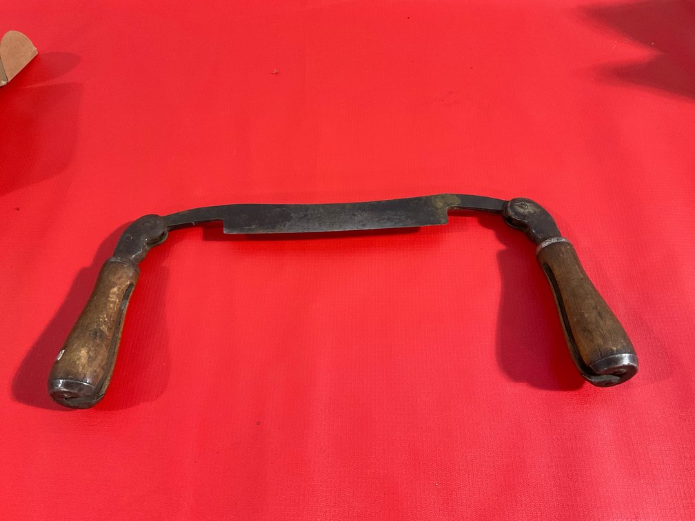Folding handle draw shave 7"