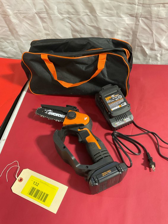 Worx cordless chainsaw 20 V lithium