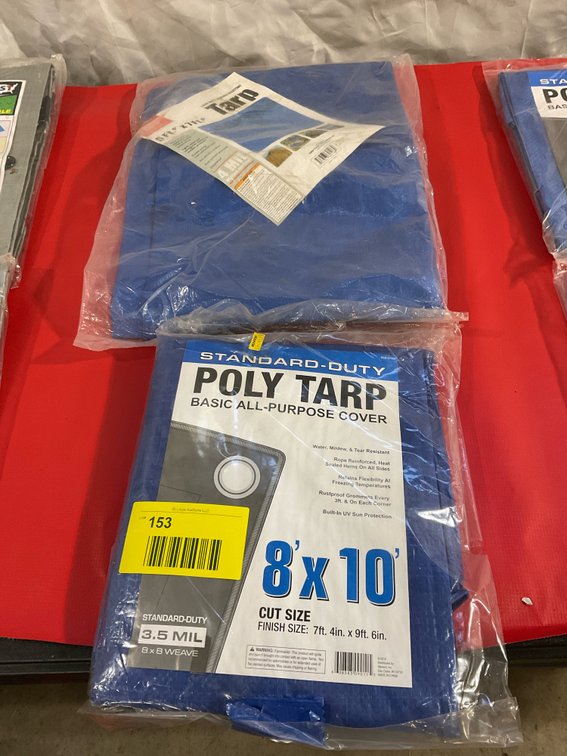 (2) tarps