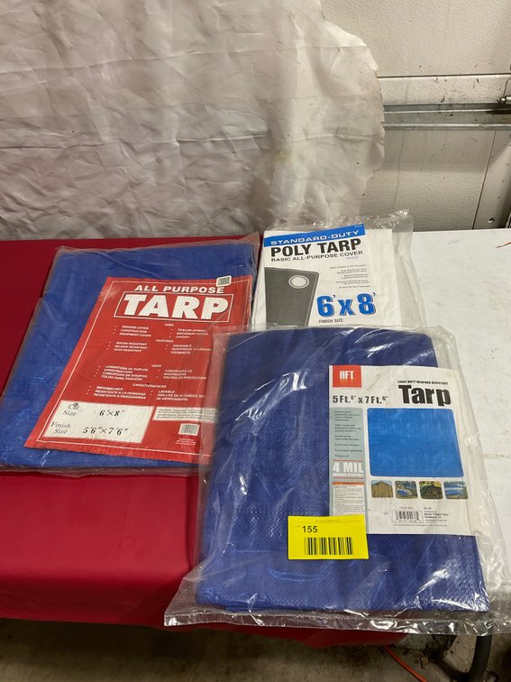 3 tarps