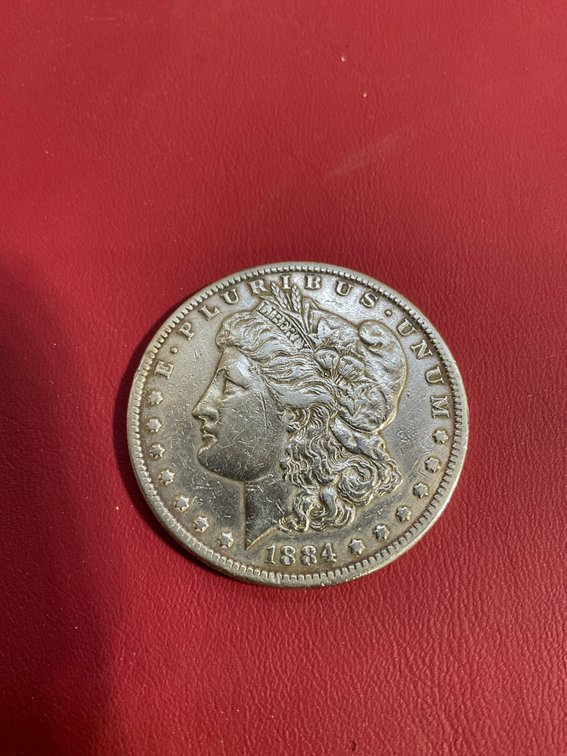 1884 silver dollar