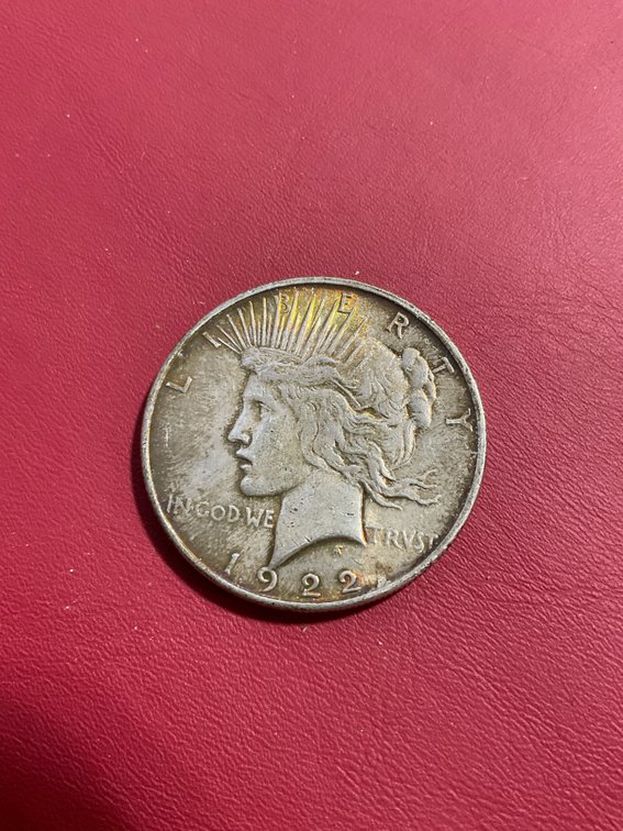 1922 silver dollar