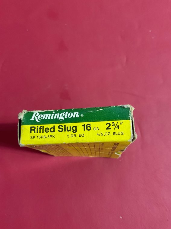 Remington 16 gauge slugs