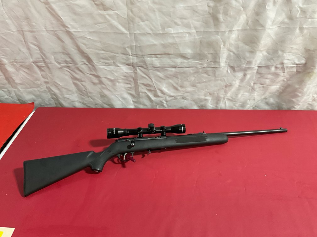 Savage model 93 22 Magnum rifle with scope