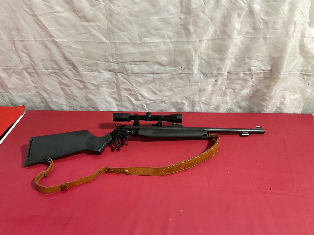 Wolf 50 cal muzzleloader rifle
