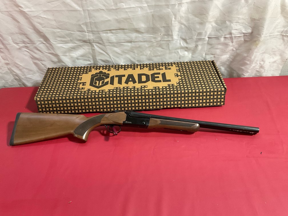 Brand new CITADEL 20ga double barrel shotgun