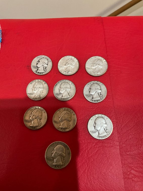 1944 through 1964 quarters
