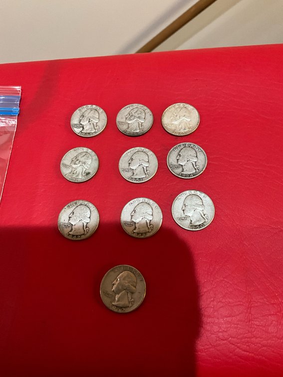 1934 through 1959 quarters