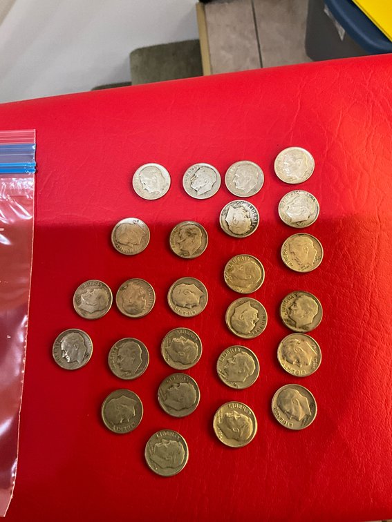 1940s and up dimes