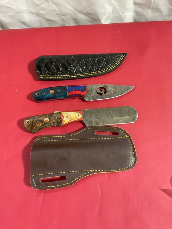 Handmade Damascus knives