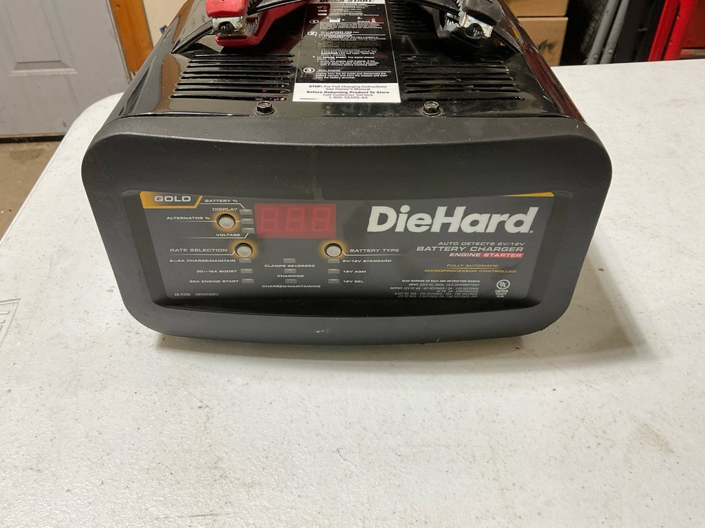 Diehard battery charger