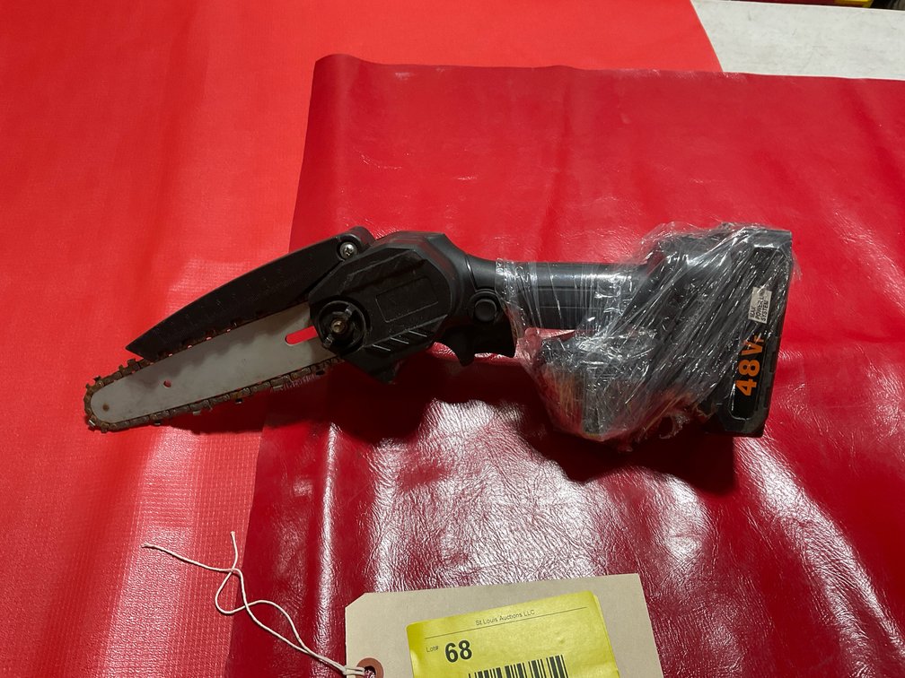 48 V electric chainsaw