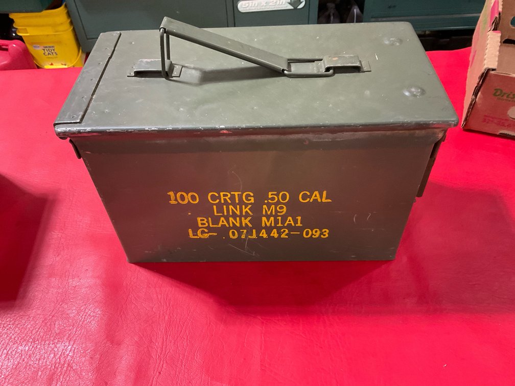 50 Cal ammo box