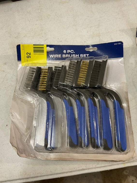 Six piece wire brush kit