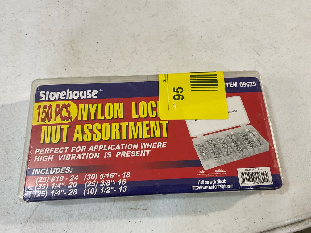 Brand new nylon lock nut assortment