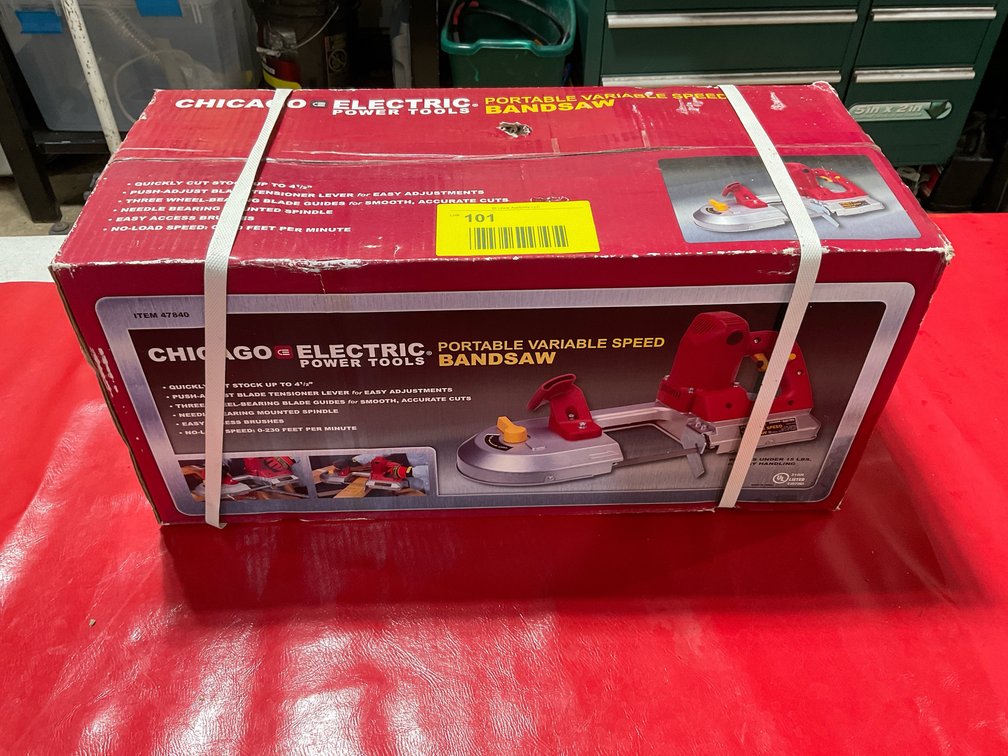 Brand new portable variable speed bandsaw