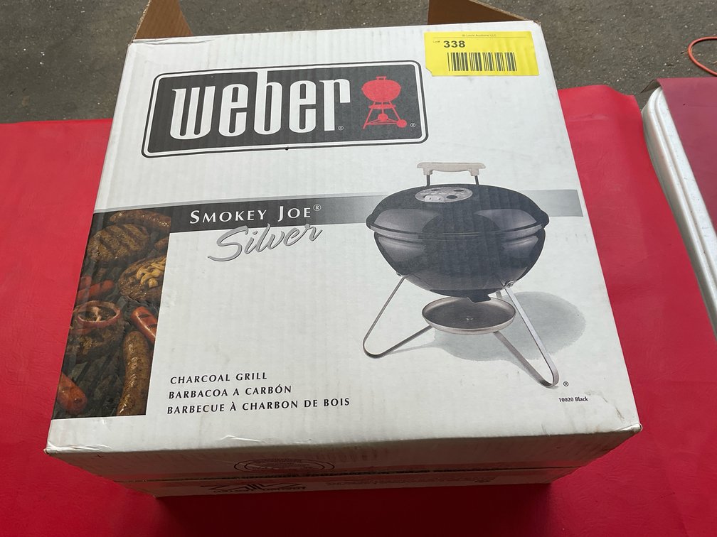 Brand new Weber Smoky Joe silver edition charcoal grill