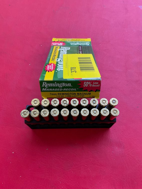 Remington 7MM Magnum ammo
