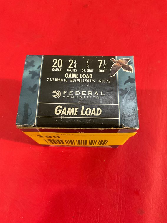 Federal 20 gauge ammo