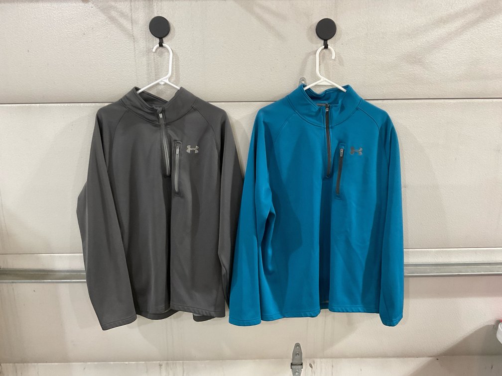 Like new Under Armour quarter zips
