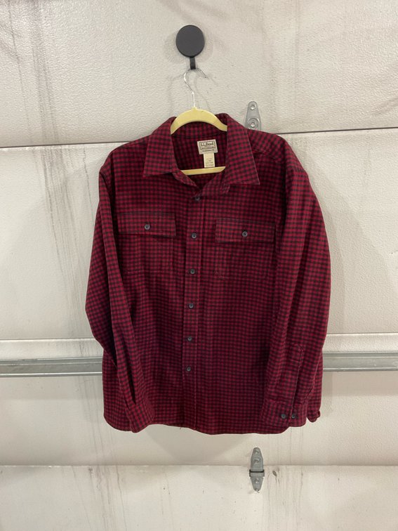L.L. Bean plaid shirt