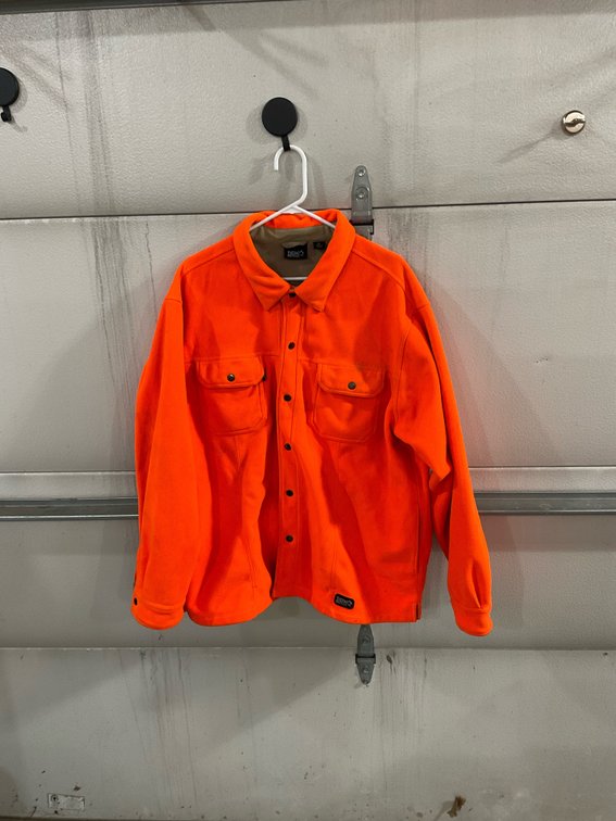 Extra large blaze orange coat