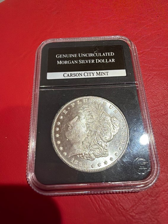 1884 Carson City silver dollar