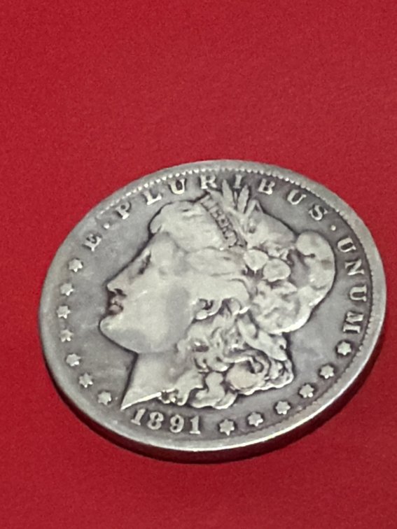 1891 Carson City silver dollar