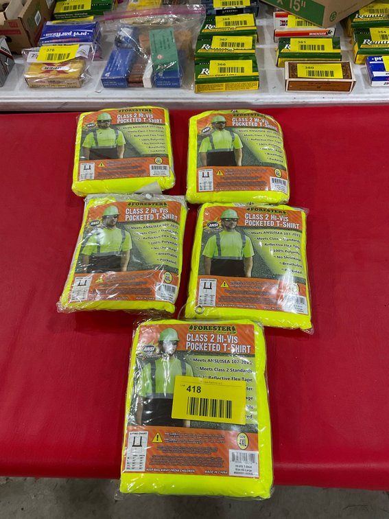 5 hi-vis pocket T-shirts