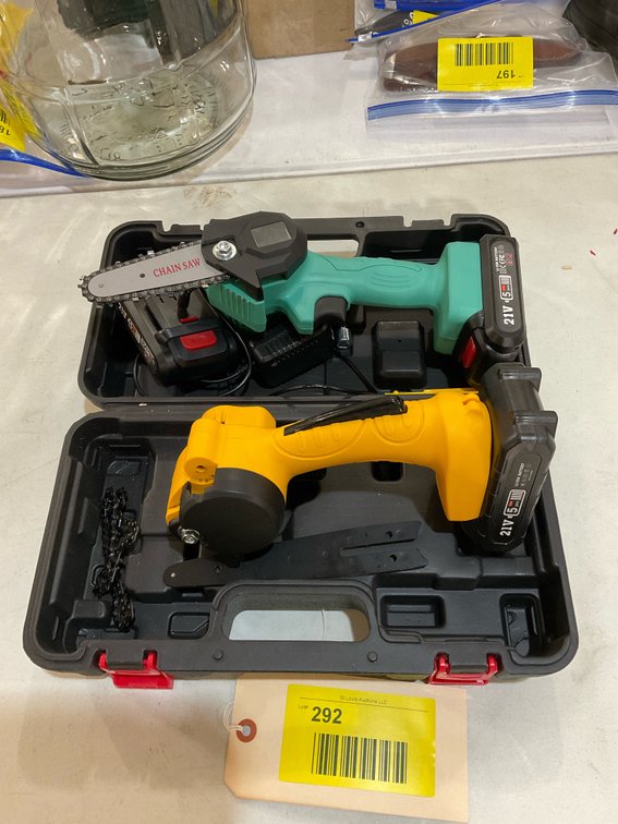 Cordless chainsaws