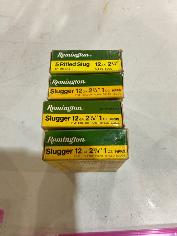 12 gauge slugs