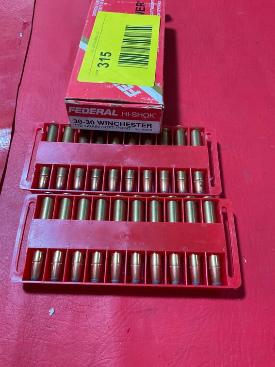 30–30 ammo