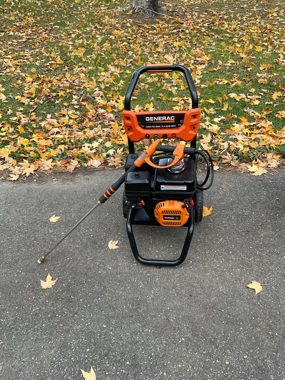 Generac power washer 2500 psi