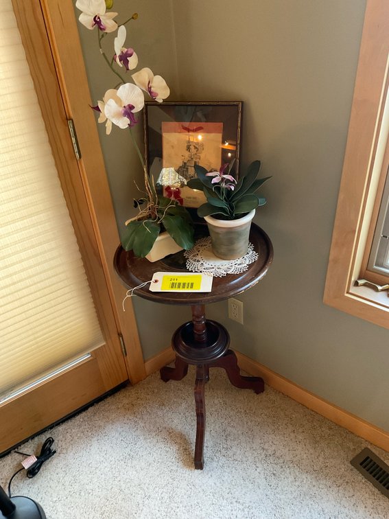 Small round table