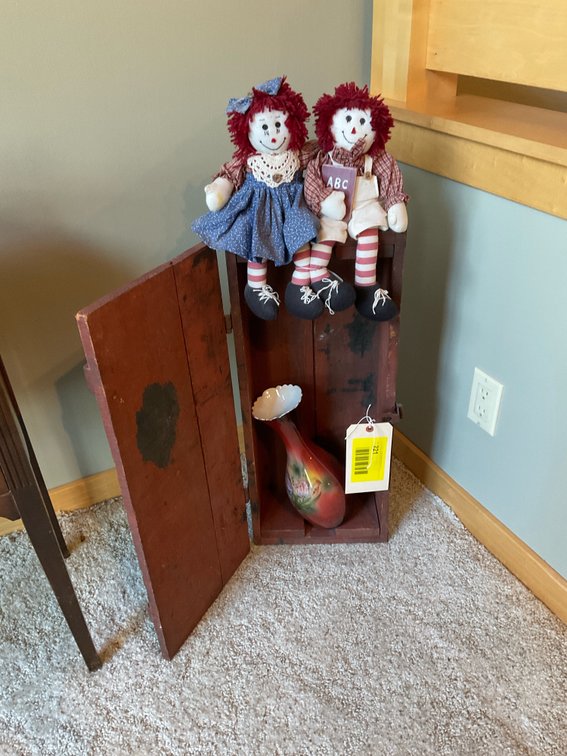 Wooden box display
