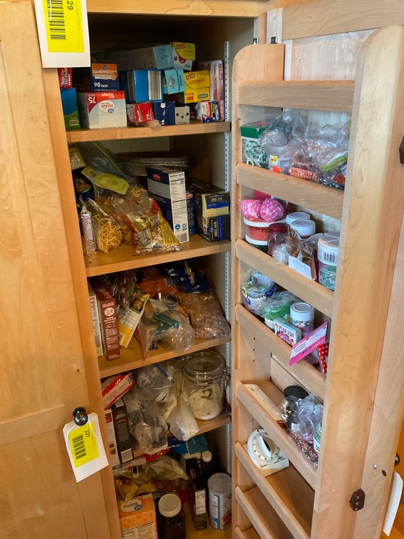 Miscellaneous foods/bags/Saran Wrap