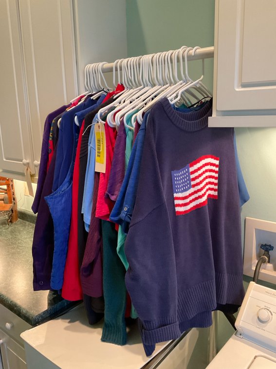 Ladies shirts/sweatshirts/vest