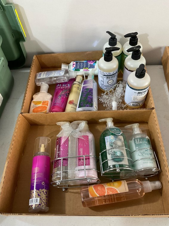 Miscellaneous lotions and soaps