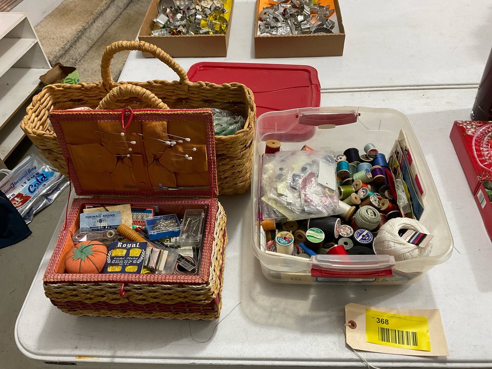 Sewing baskets/miscellaneous