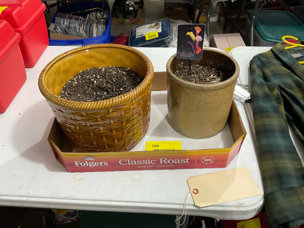 Ceramic and crock planters