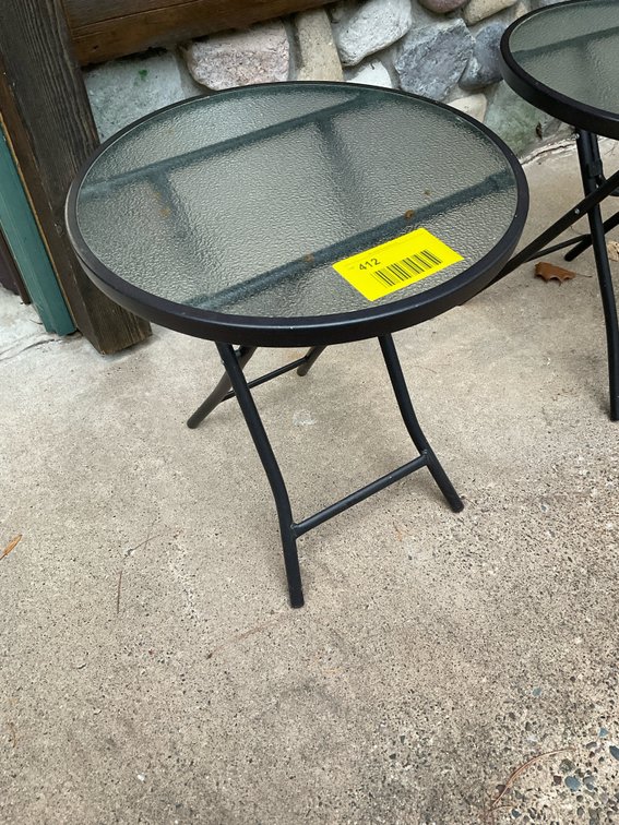 Patio end table