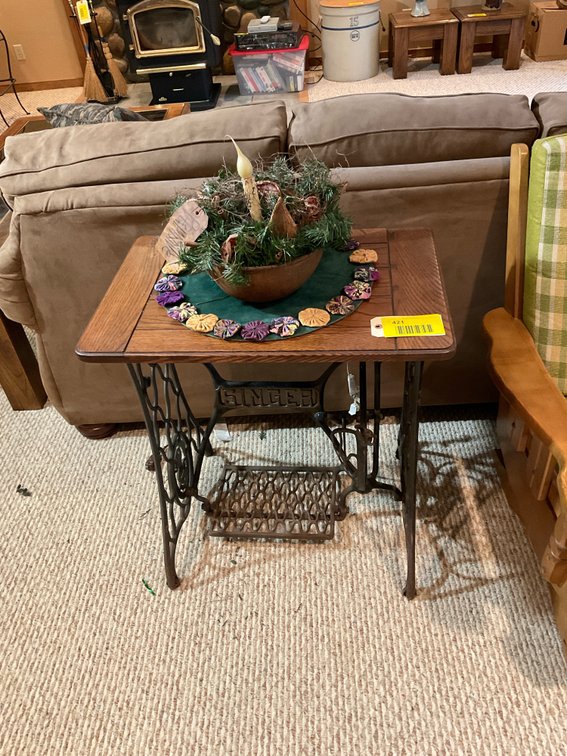 Singer sewing machine table