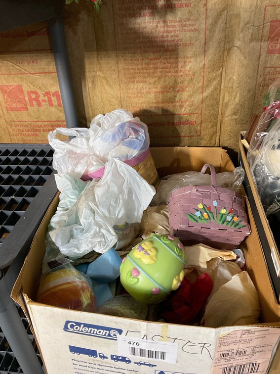 Large box of Easter