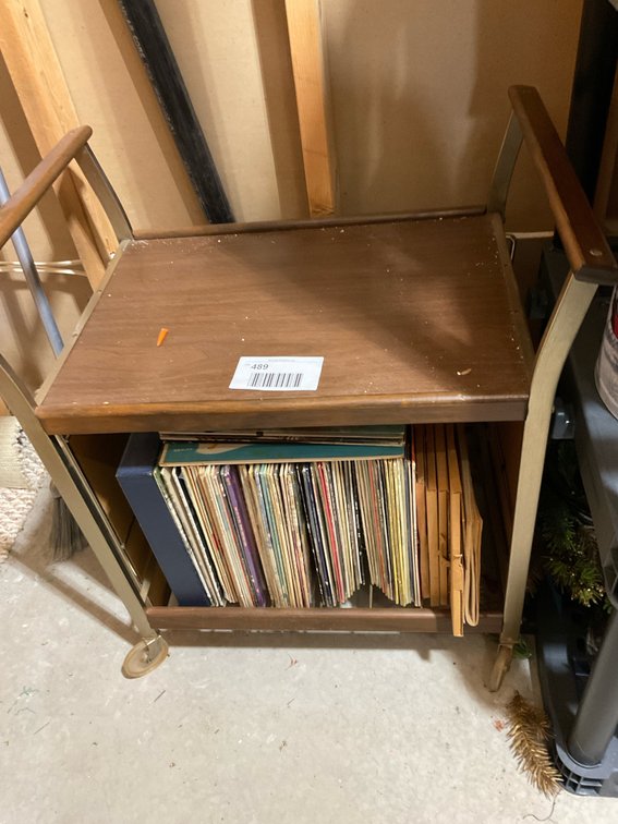 Rack of 33 albums