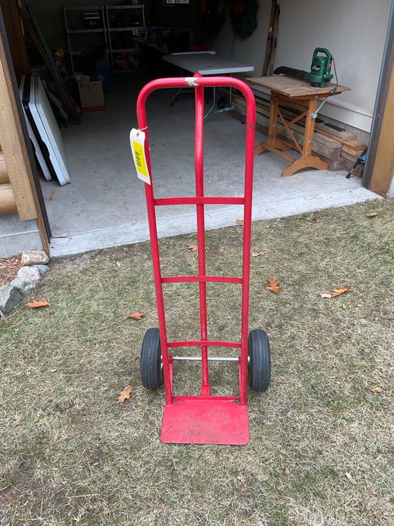 Heavy duty red dolly