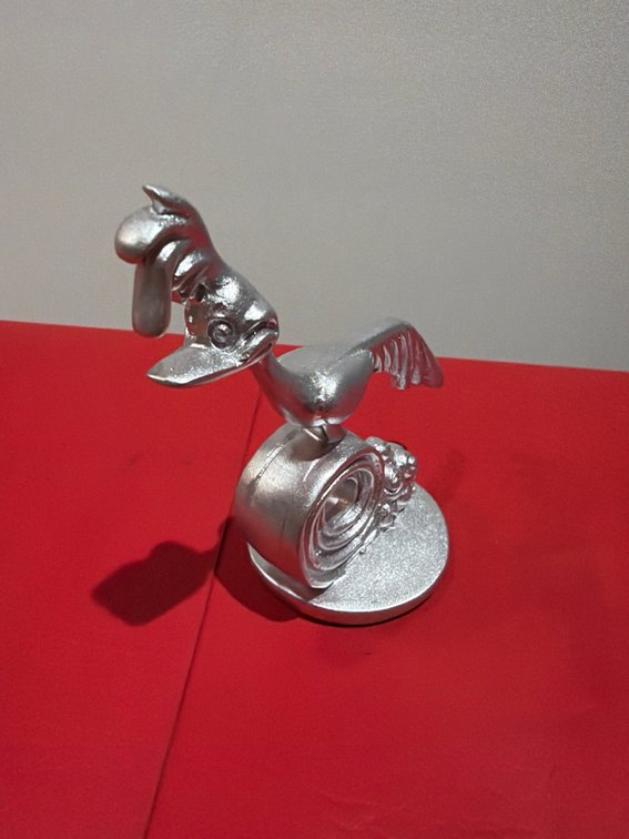 Aluminum roadrunner ornament