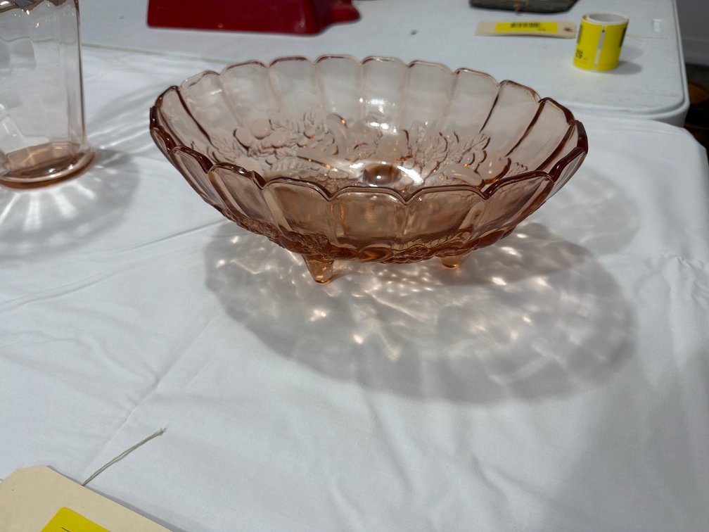 Beautiful pink depression bowl