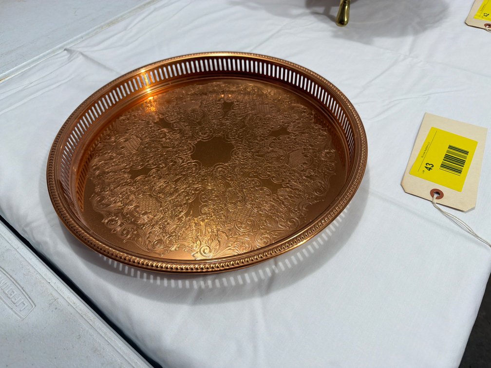Beautiful copper tray